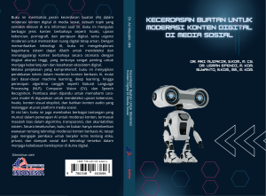 Kecerdasan Buatan Untuk Moderasi Konten Digital Di Media Sosial